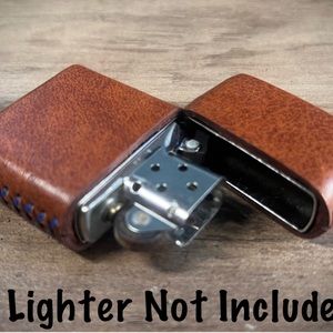 Genuine Leather Case for Zippo Lighter Standard Size (Made in USA 🇺🇸)